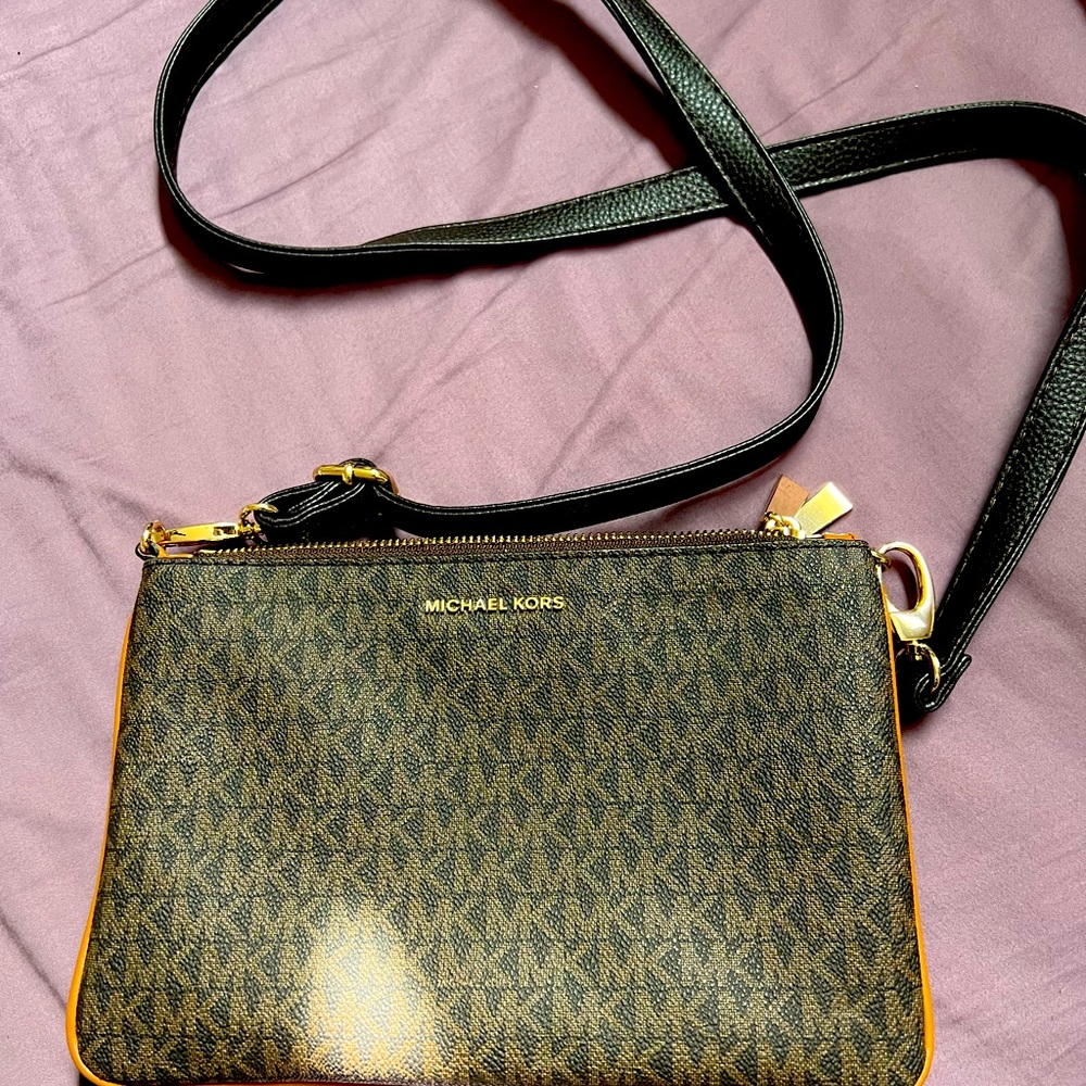 Michael Kors cross body bag brown new